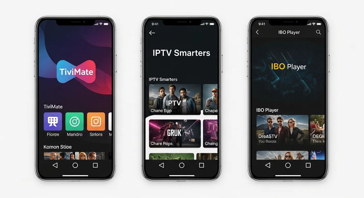 IPTV Apps Vergeleken in 2026: TiviMate vs IPTV Smarters vs IBO Player